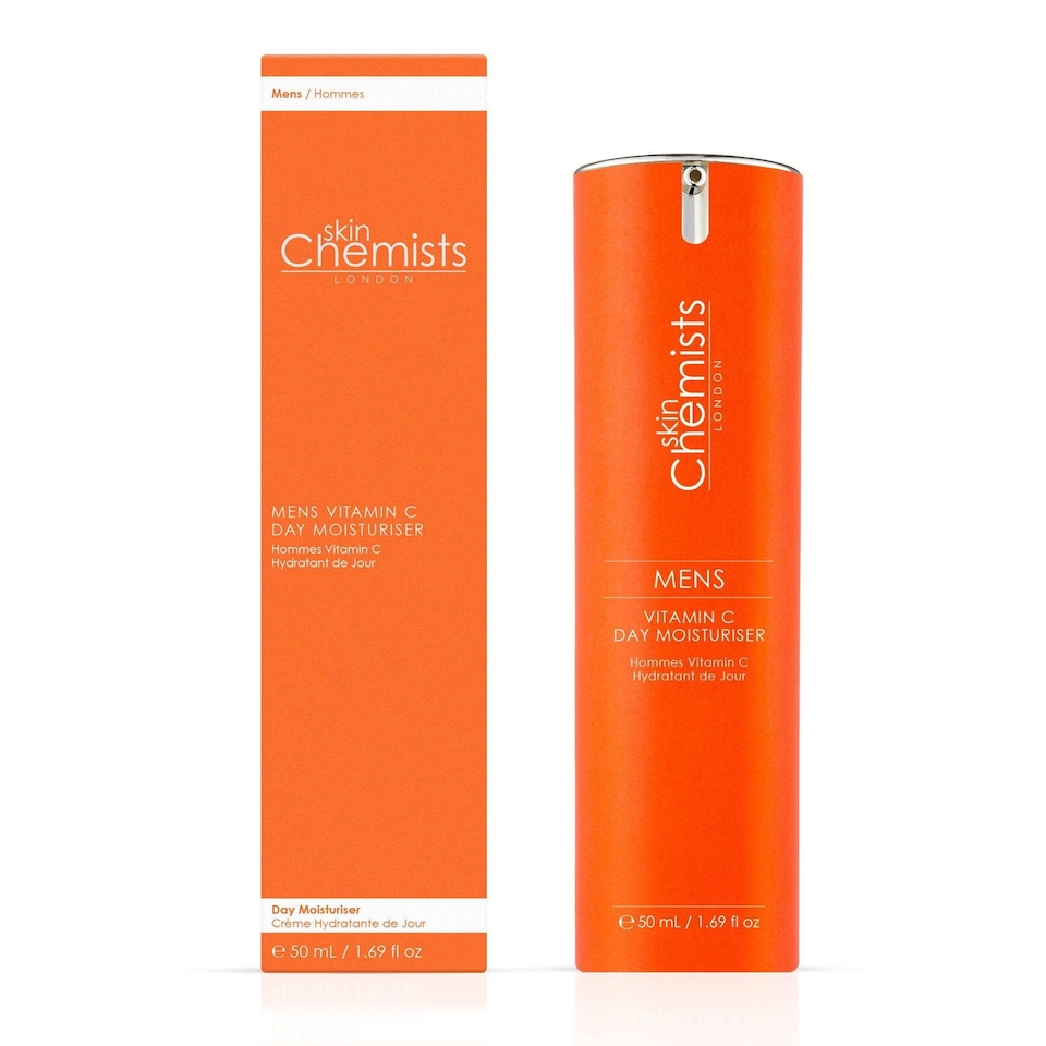 image 1 of skinChemists Men's Vitamin C Day Moisturiser 50ml x 2 Duo Set