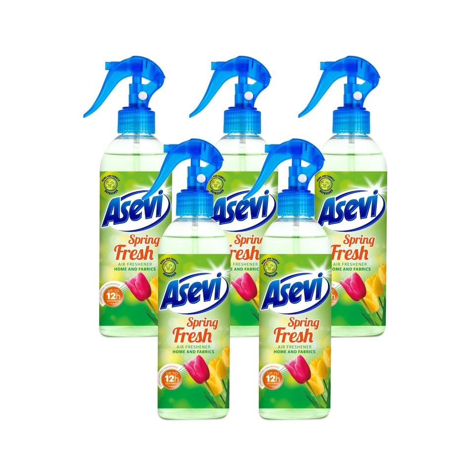 image 1 of Asevi Spanish Cleaning 5x400ml Air Freshener Spring