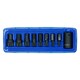 image 4 of Impact Impacted Spline Bits Sockets with 1/2in Drive Bit Holder M6 - M18 9pc Set