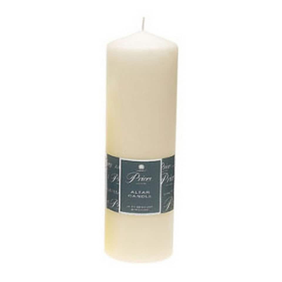 image 1 of Prices Candles Altar Candle - White - 20cm