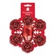 image 1 of Pack of 7 Pieces Christmas Red Bows and Cop Set