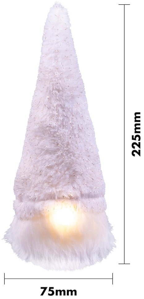 image 1 of St Helens Sitting Gonk with LED Nose (Bjorn)