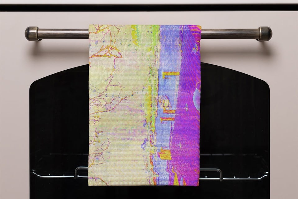 image 1 of LONDON EYE TREE DROPS (Kitchen Towel)