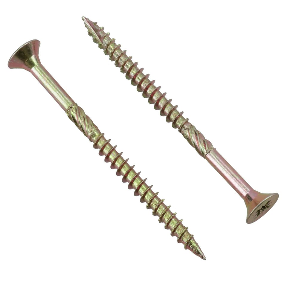 image 1 of Countersunk Wood Screws 5.0 x 70mm Serrated Edge Prevent Splitting PZ2 500pc