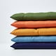 image 6 of Homescapes Garden Bench Cushion Luxury 2 Seater 100% Cotton Indoor Outdoor, 108 x 42 cm Green