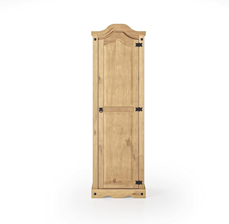 image 1 of Corona Wardrobe 1 Door Arch Top Solid Mexican Pine