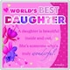 image 3 of World's Best Daughter Sentimental Magnet Birthday, Christmas Gift