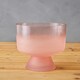 image 2 of Interiors by Premier Small Matte Pink Ombre Glass Vase, Modern Two-Tonal Decorative Vase, Chic Flower Vase for Contemporary Homes Pink