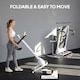 image 5 of HOMCOM 1-10Km/h Folding Treadmill Home Running Fitness Machine w/ Safety Stopper