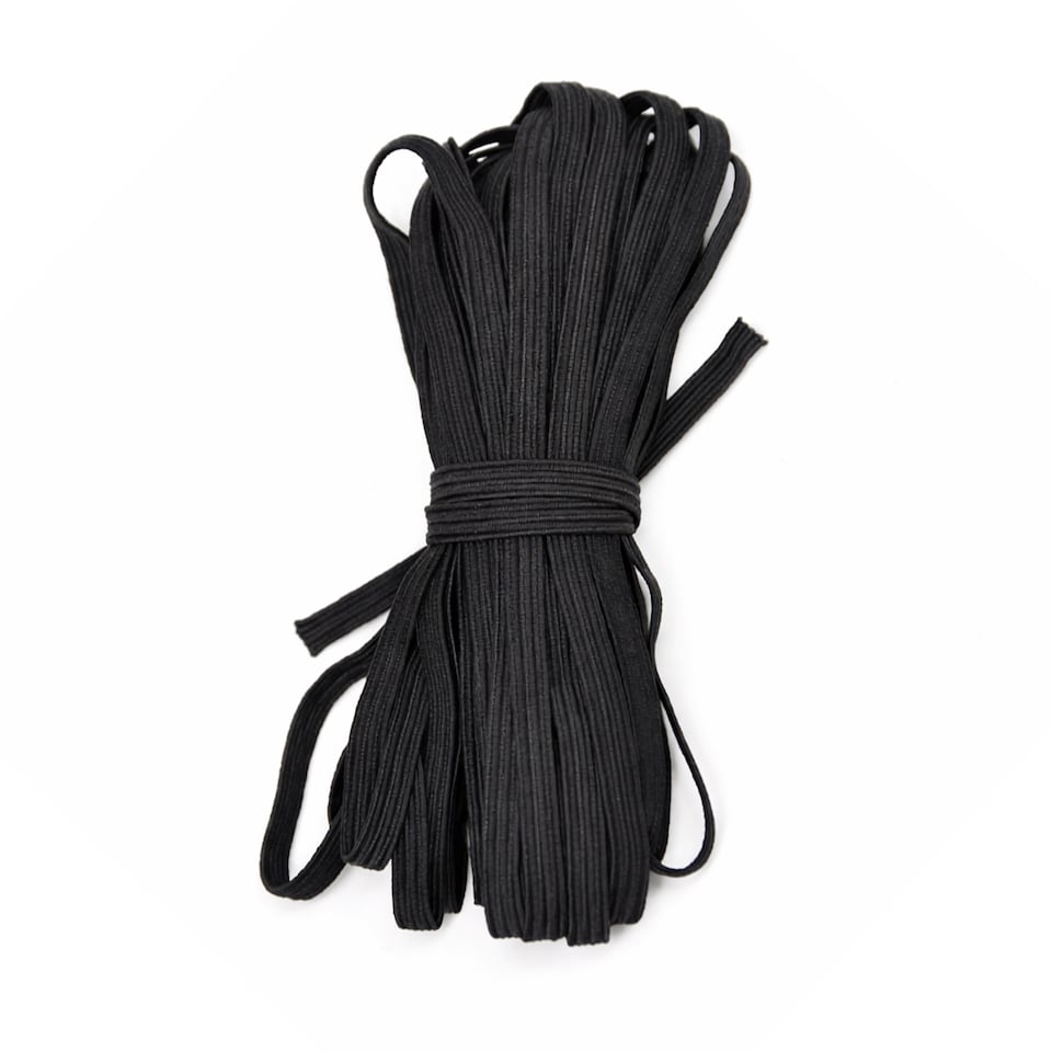 image 1 of 5mm Flat Elastic Band, Soft Durable & Stretchable Material - 25M