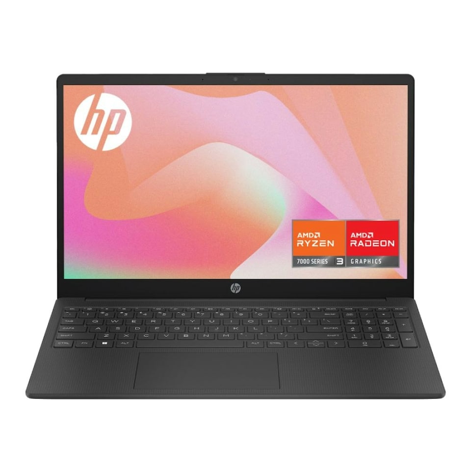 HP 15-fc0018na AMD Ryzen 3 7320U Laptop 15.6" Full HD 4GB LPDDR5-SDRAM 128GB SSD Windows 11 Home S - Black - 8B4U3EA#ABU