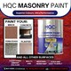 image 3 of HQC Masonry Touch Up Paint - Repairs & Covers Brick, Concrete, Pebbledash & Plaster - Sage Green - 1L