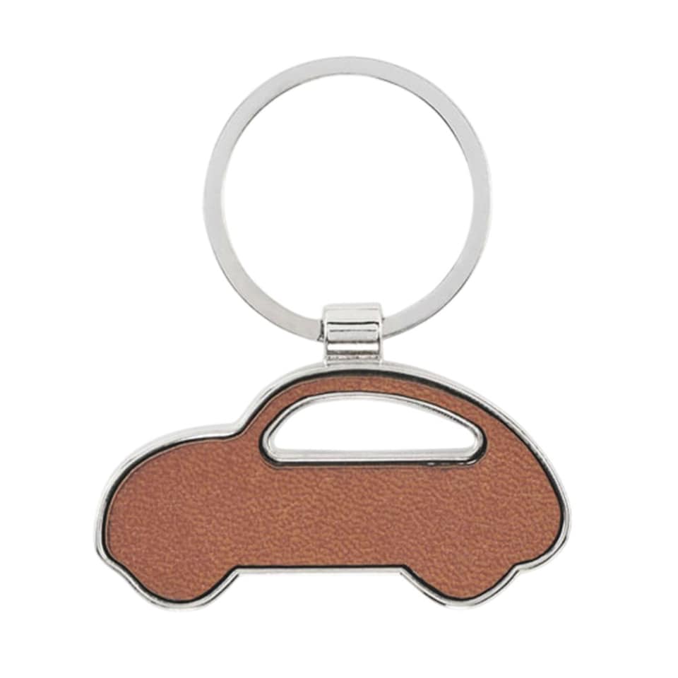 image 1 of MidOcean Lar Car Keyring - Brown - One Size