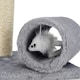 image 4 of Living and Home Cat Scratching Post with Toys and Tunnel