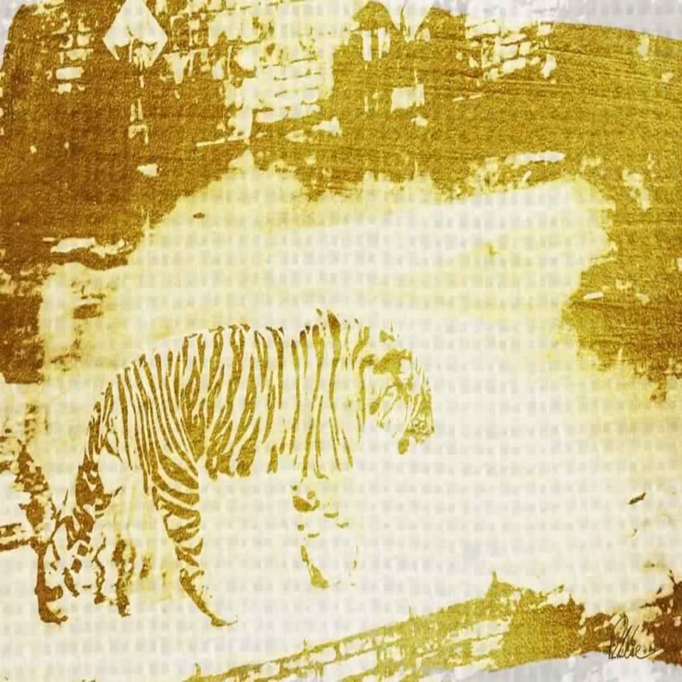 image 1 of Golden Tiger (Canvas Print) 60" x 40"