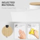 image 5 of HOMCOM Kitchen Bin, 30 Litre Pedal Rubbish Bin with Removable Bucket, White