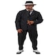image 1 of Pinstripe 1920's Gangster Costume Multi | XL