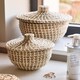 image 2 of Set of 2 Woven Seagrass Baskets N/A