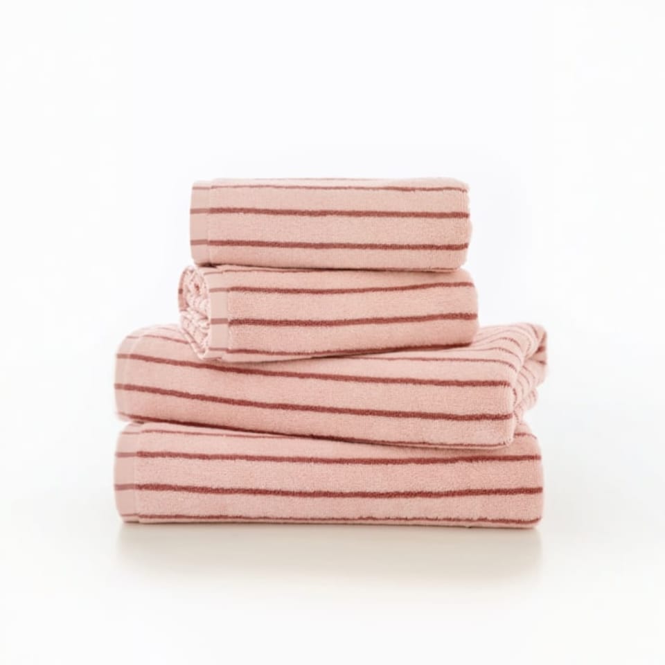 image 1 of Malmo Cotton Stripe Lightweight 480gsm Towel