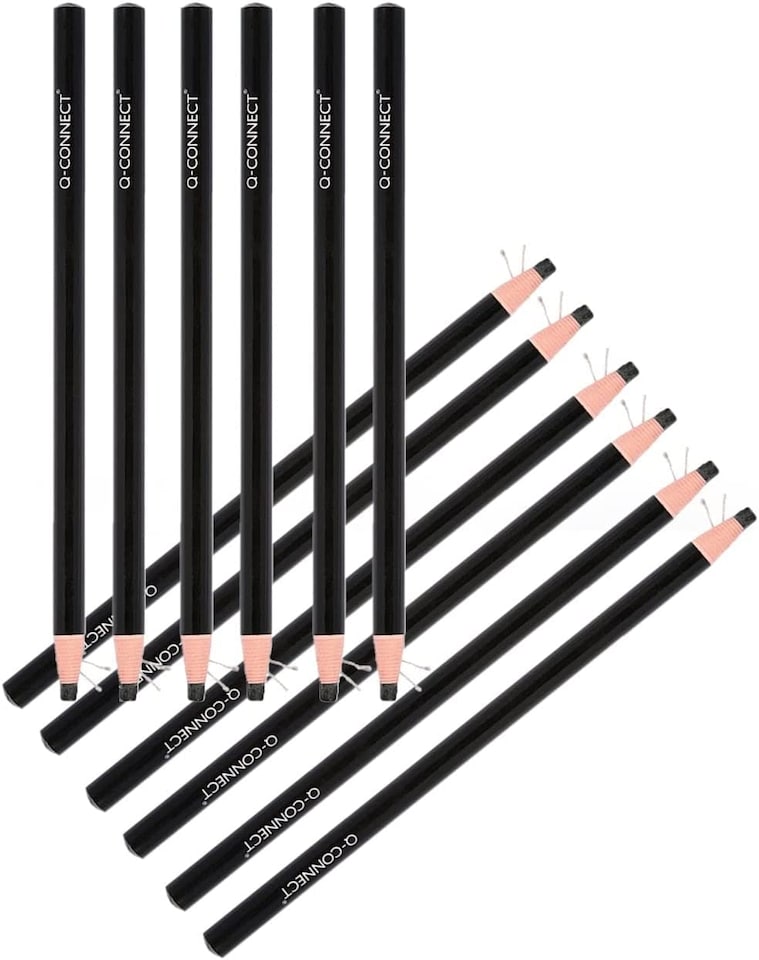 image 1 of Pack of 12 Black Chinagraph Pencils