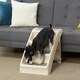 image 2 of PawHut Four-Step Foldable Pet Stairs w/ Non-Slip Mats, for S, XS Dogs - Beige