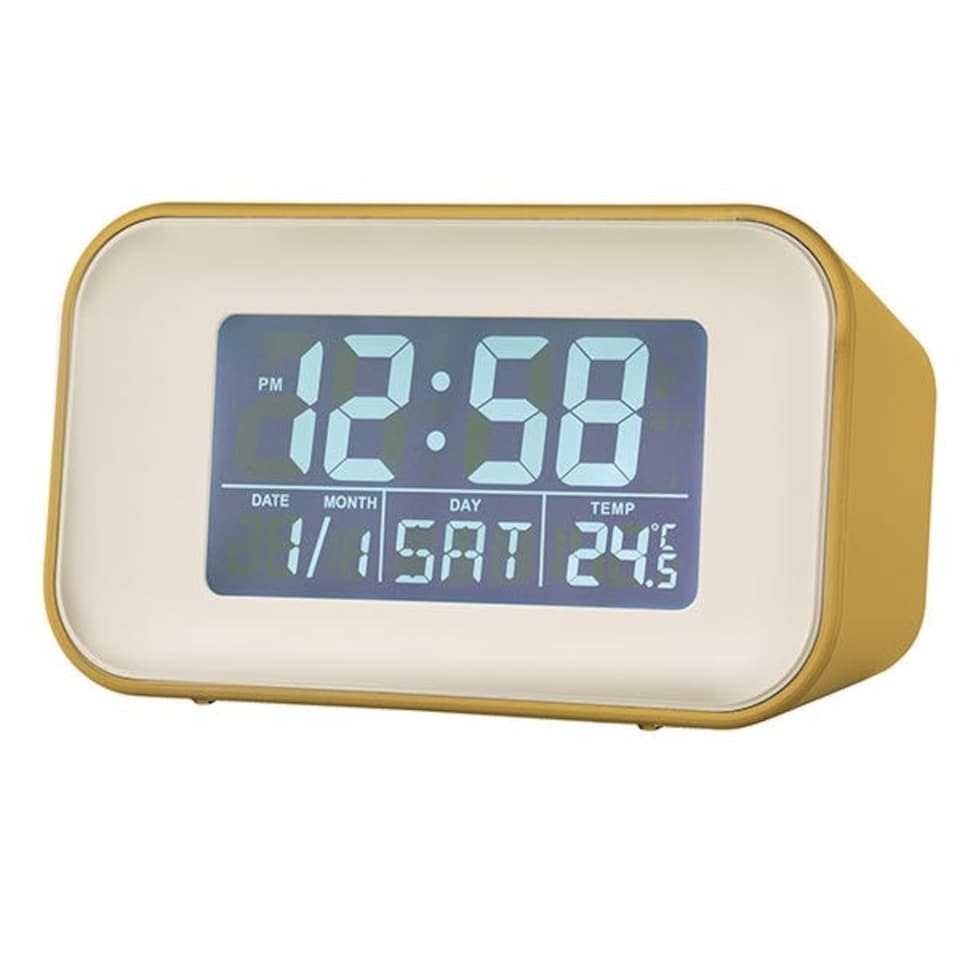image 1 of Acctim Alta Alarm Clock Mustard