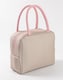 image 2 of Pusheen Womens Tote Lunch Bag | Ladies Brown & Pink Lunch Box | Cute Cat Print with 3D Ears | One Size Food Container Zip Lunch Bag | Kawaii Cartoon Pop Culture Fan Merchandise Gift
