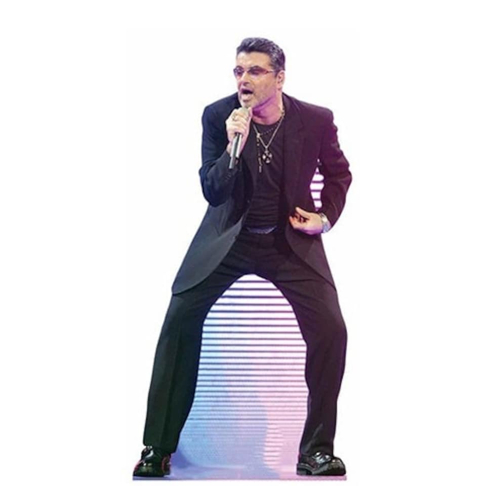George Michael Singing Lifesize Cardboard Cutout 172cm