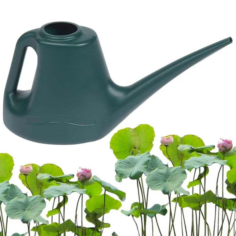 image 1 of 2 x 1 Litre Watering Can for Indoor & Outdoor Garden Plants, Flower Pots & Hanging Baskets