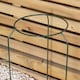 image 6 of Pack of 3 Tom Chambers Green Metal Herbaceous Garden Plant Support Rings Small