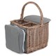 image 2 of 2 Bottle Beach Wicker Picnic Basket Hamper