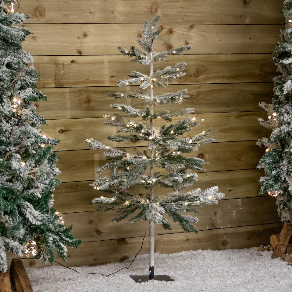 image 1 of 4ft (1.2m) Light up Pine Needle Christmas Tree with 150 Warm White LEDs