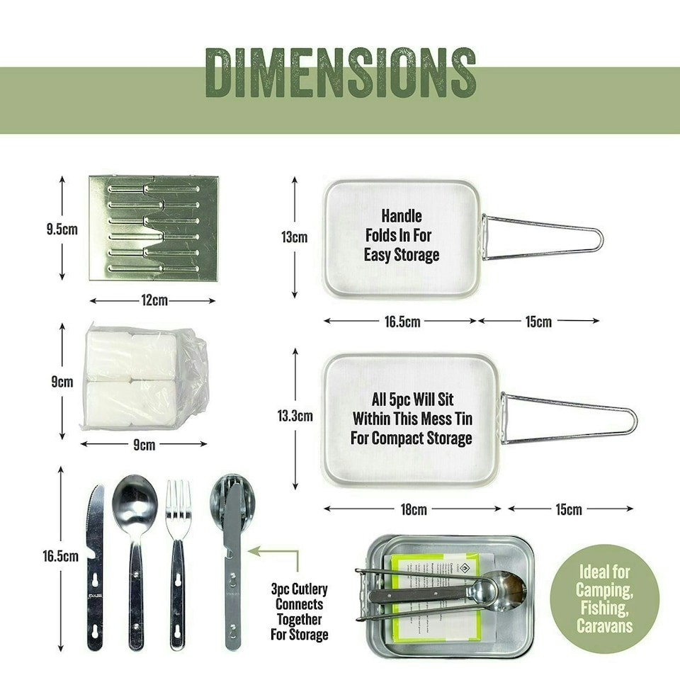 image 1 of Milestone Camping 66000 Camp Cookware Set