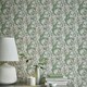 image 2 of Clarke & Clarke William Morris Collection Lily Wallpaper - Slate/Blue Dove - 10m x 52cm Grey