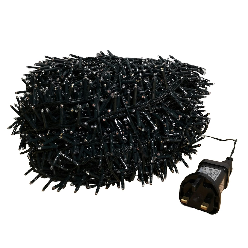 image 1 of 6m Treebrights Christmas Lights with 240 LEDs in Multi-Coloured with Timer