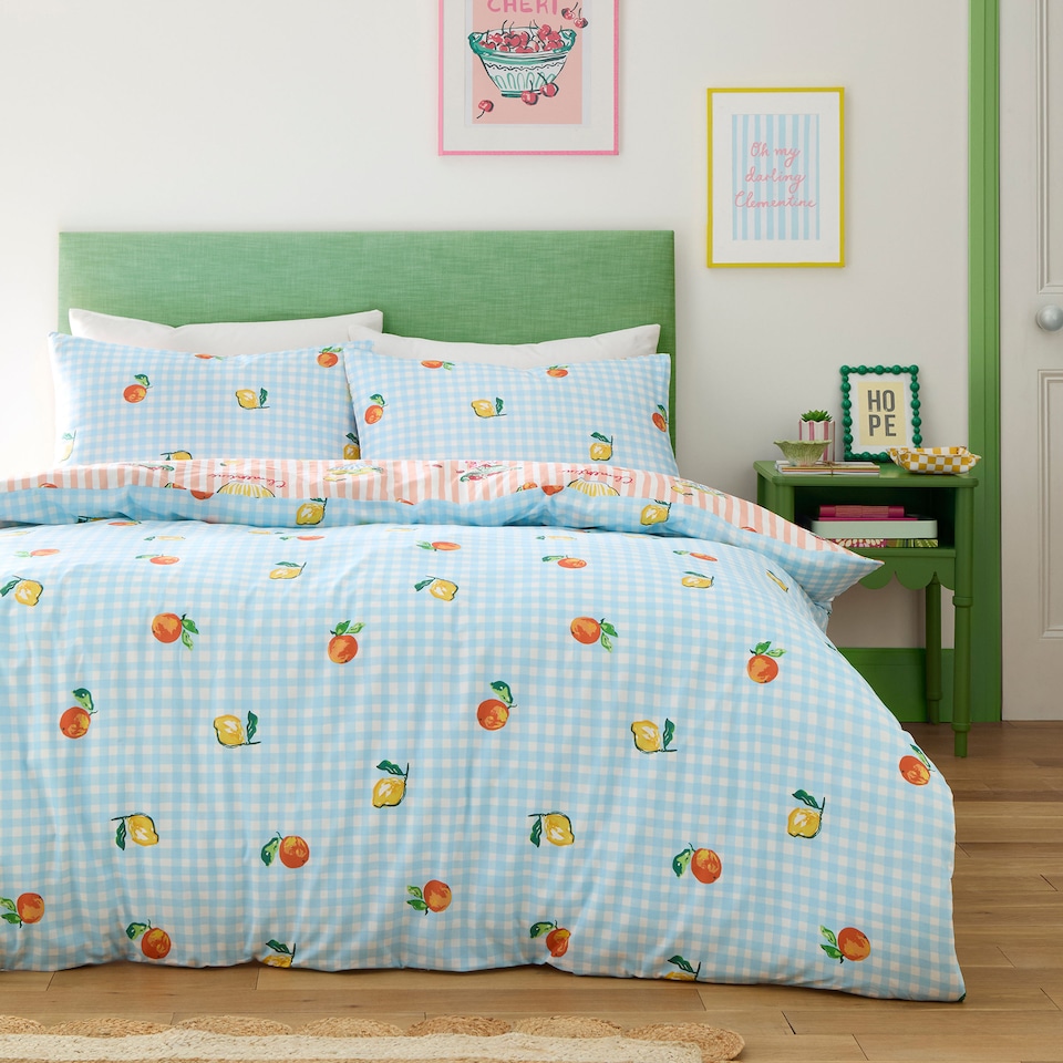 image 1 of Fusion Summer Fruits Duvet Cover Set Multi