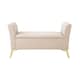 image 1 of Pettine Ottoman Storage Bench | Cream | Natural