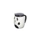 image 1 of KitchenCraft Painted Ceramic Novelty Panda Mug with Lid | Black