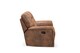 image 5 of Faux Leather Suede Brown Manual Recliner Chair MURCIA