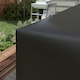 image 6 of Outsunny L-Shaped Rattan Corner Sofa Cover Waterproof Oxford Fabric 250x250x79cm Black