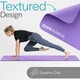 image 4 of Pilates Mat with Strap (10mm Thick) - Purple