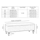 image 4 of Lisbon Plain 120cm Ottoman Storage Bench - Plush Velvet Shoe Bench - Burnt Orange Upholstery Footstool with Storage