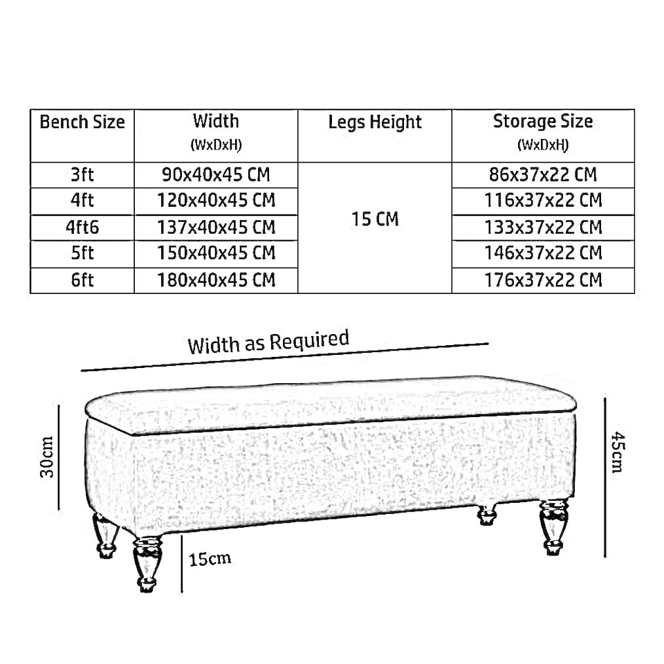 image 1 of Lisbon Plain 120cm Ottoman Storage Bench - Plush Velvet Shoe Bench - Burnt Orange Upholstery Footstool with Storage