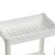 image 4 of Living and Home 4-Tier Multifunction Plastic Storage Rack for Kitchen or Bathroom | White | 4 Tier