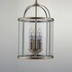 image 3 of Antique Brass 3 Light Lantern Style Pendant Bronze | Clear