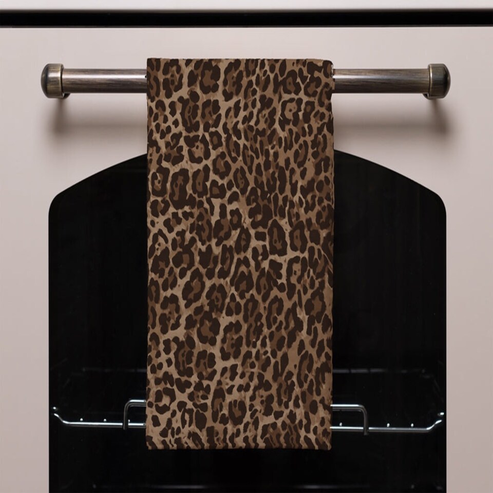 image 1 of Leopard Print (Kitchen Towel)