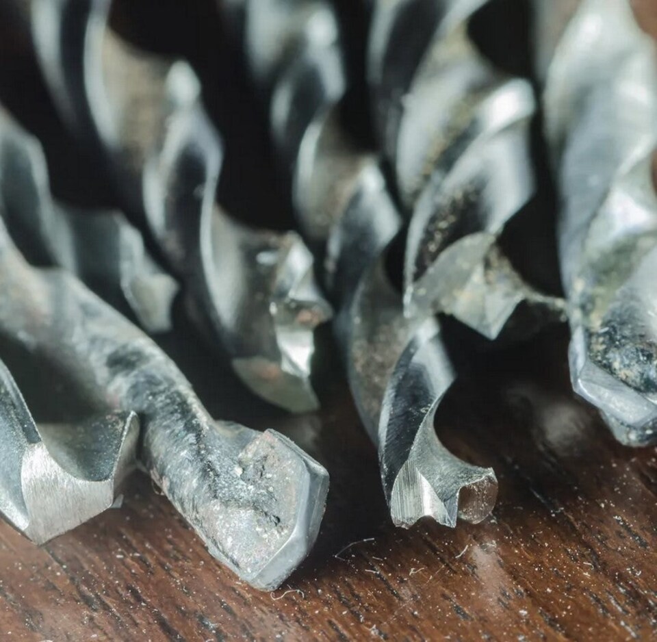 image 1 of Dekton 5pc 1/4'' Masonry Drill Set 4-10mm Speed Steel, Drills Through Concrete,