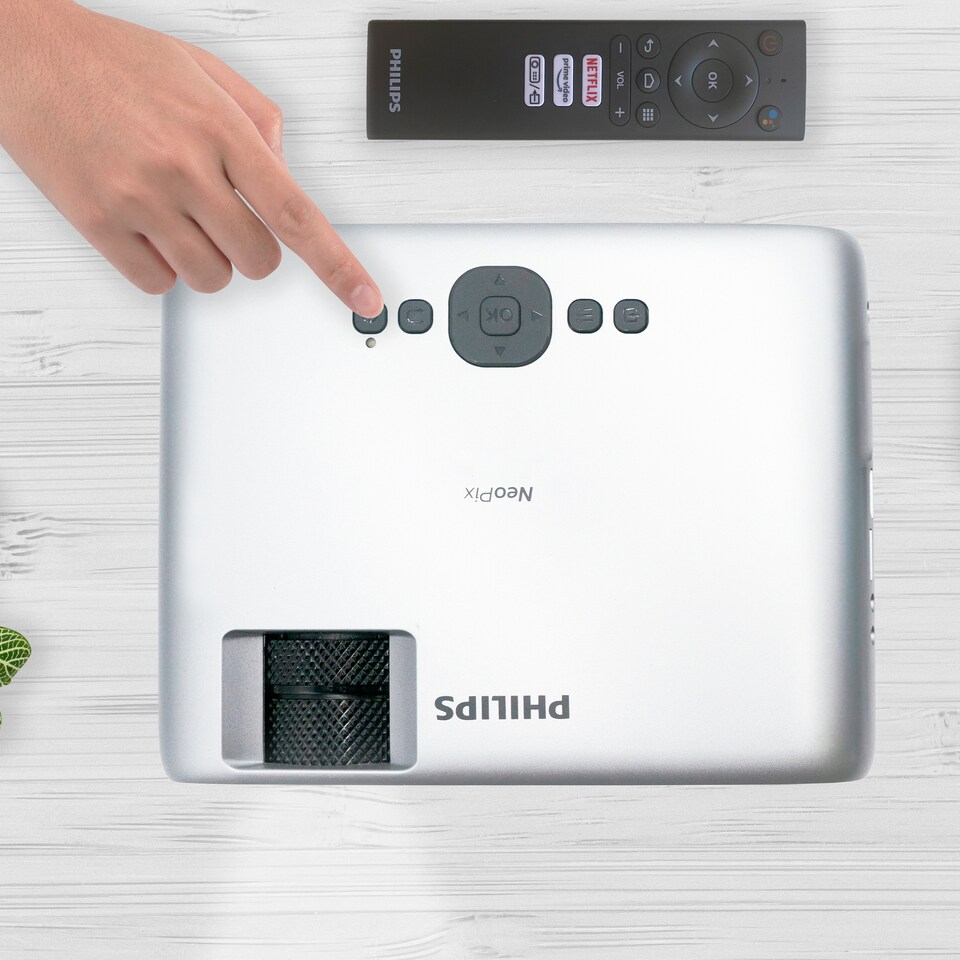 image 1 of Philips NeoPix Ultra 1+ Projector Silver