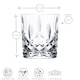 image 3 of RCR Crystal Orchestra Cut Glass DOF Double Old Fashioned Whiskey Glasses Tumblers Set - 340ml - Pack of 6 | Clear | Clear