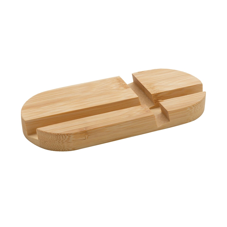 image 1 of XD Collection Bamboo Mobile Phone Holder - Brown - One Size